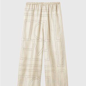 Toteme monogram silk pj pants